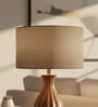 16-Inch Premium Jute Fabric Drum Lampshade