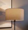 16-Inch Premium Jute Fabric Drum Lampshade