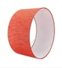 16-Inch Red Texture Fabric Drum Lampshade