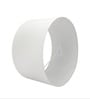 16-Inch White Fabric Drum Lampshade