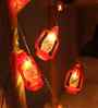 16 LED Red Kandil String Light