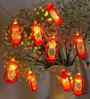 16 LED Red Kandil String Light