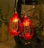 16 LED Red Kandil String Light