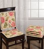 Polyester Cream Cotton Filled 16X16 Inch Chair Pads (Set Of 4)