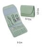 16PCS Manicure Pedicure Kit Stainless Steel Grooming Set (Black Case)