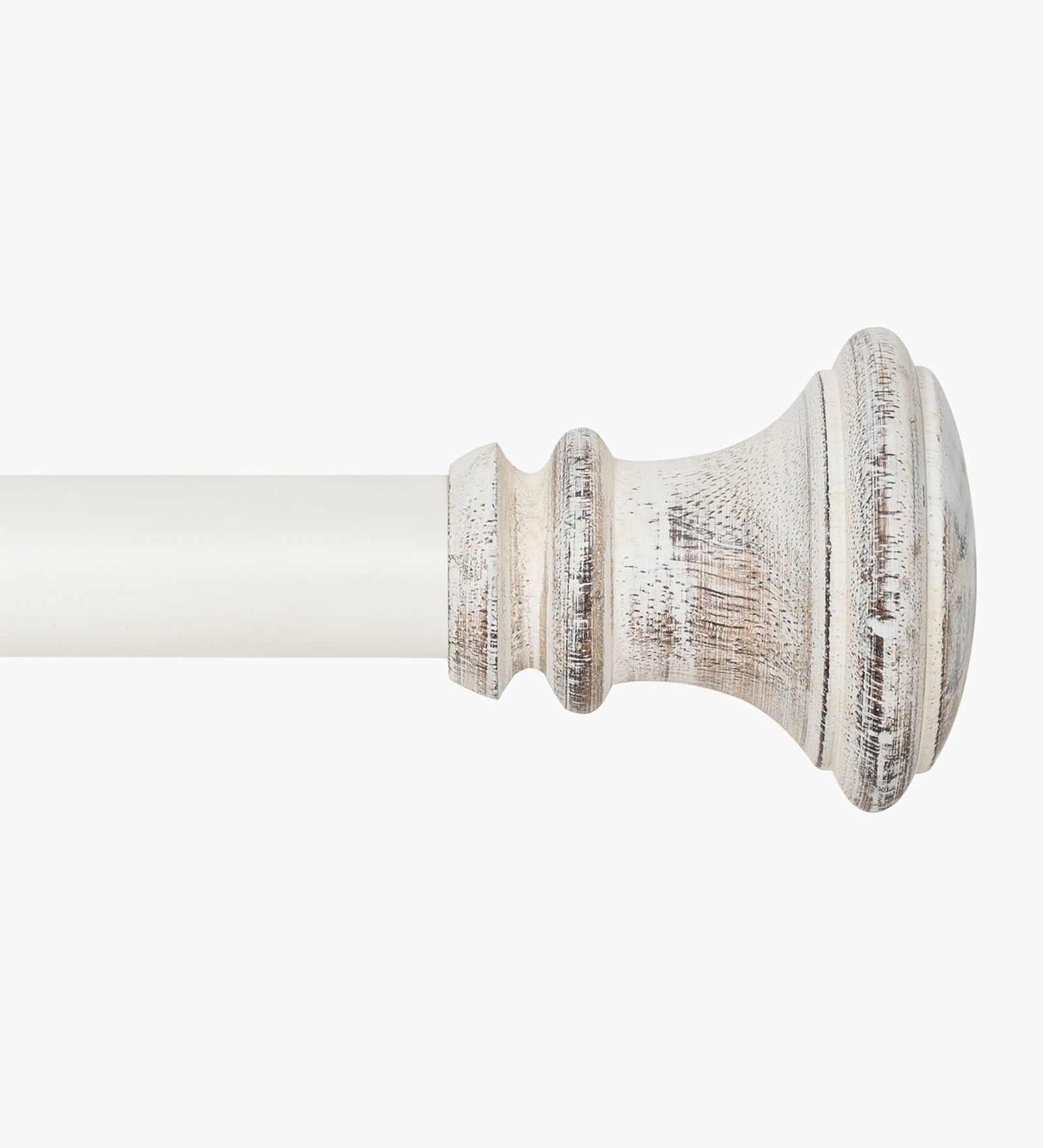 Ivory Adjustable Curtain Rod (25MM Diameter)