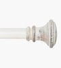 Ivory Adjustable Curtain Rod (25MM Diameter)