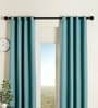 Black Adjustable Curtain Rod with Brackets (25MM Diameter)