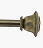 Brass Adjustable Curtain Rod with Brackets (25MM Diameter)