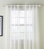Ivory Adjustable Curtain Rod with Brackets Iron Pipe with Wood Ball Finials (25MM Diameter)
