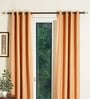 Brown Adjustable Curtain Rod with Brackets Iron Pipe with Supreme Ceremic Finials (25MM Diameter)
