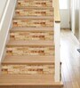 18 Feet Yellow Parquet 300 Gsm Wallpaper Roll