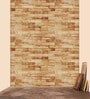 18 Feet Yellow Parquet 300 Gsm Wallpaper Roll