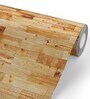 18 Feet Yellow Parquet 300 Gsm Wallpaper Roll