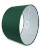 18-Inch Dark Green Fabric Drum Lampshade