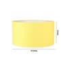 18-Inch Dark Yellow Fabric Drum Lampshade
