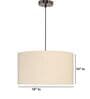18-Inch Flex Fabric Drum Pendant Light