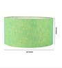 18-Inch Green Texture Fabric Drum Lampshade