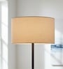 18-Inch Premium Jute Fabric Drum Lampshade
