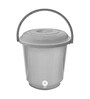 18 Ltrs Grey Plastic Bucket