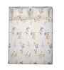 180 TC Microfiber Floral  Single  Bedsheet with 1 Pillow Cover (Beige, 155x228 CM)
