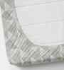 180 TC Microfiber Geometric Single  Bedsheet with 1 Pillow Cover (Tan, 155x228 CM)