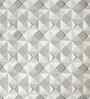 180 TC Microfiber Geometric Single  Bedsheet with 1 Pillow Cover (Tan, 155x228 CM)