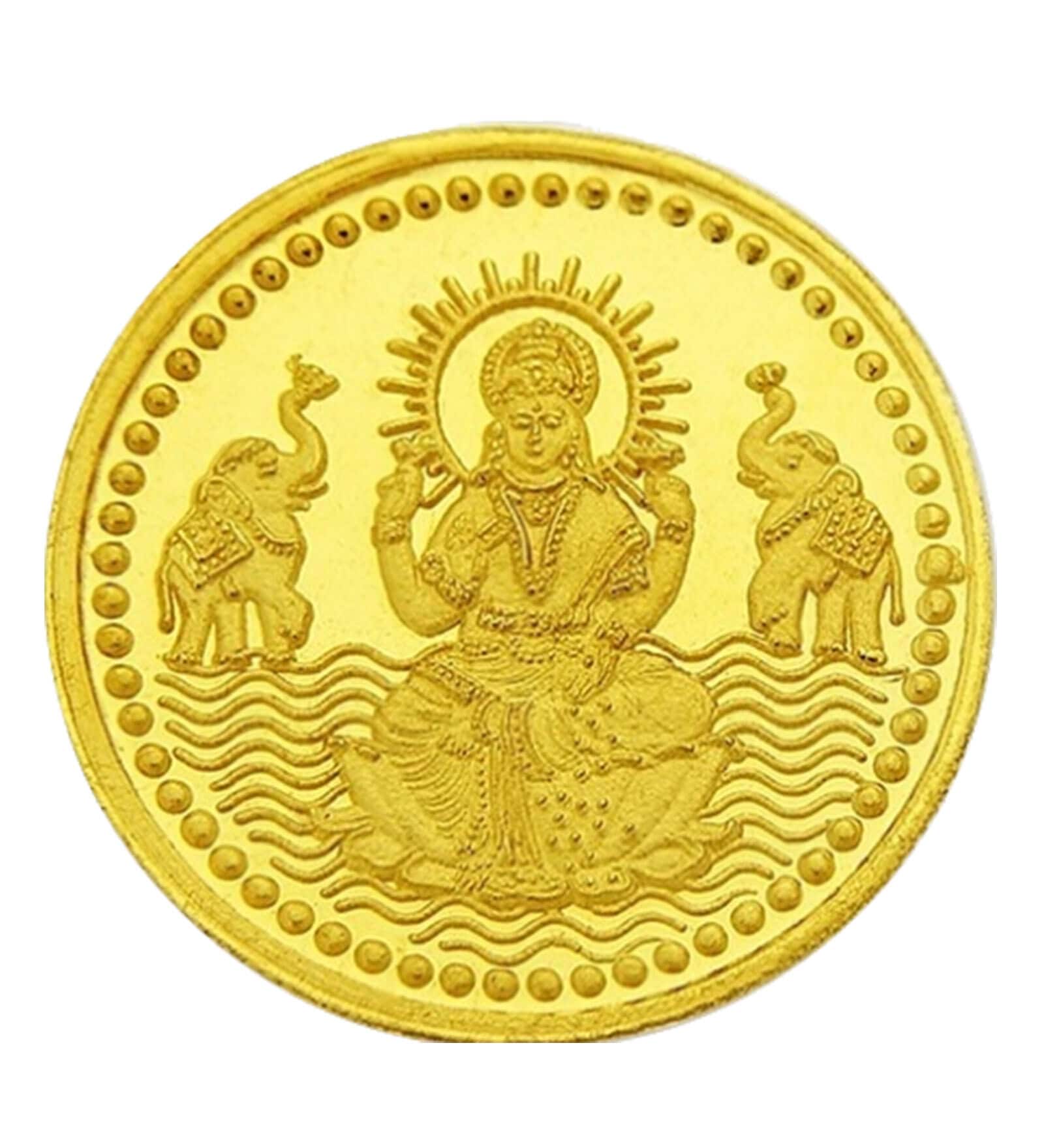 2 Gram 24KT (999) Goddess Lakshmi Gold Coin