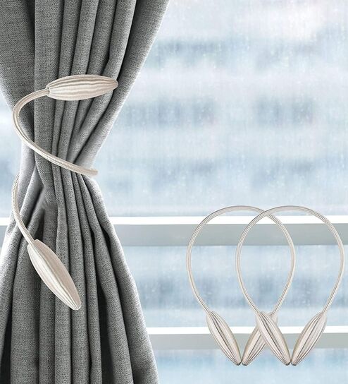 2 Pcs DIY Twist Curtain Tieback Clips