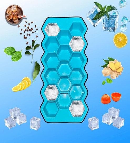 2 Pc Silicone Ice Tray Assorted