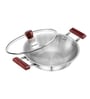 2.5 Litre Triply 3 mm Extra Thick Stainless Steel Deep Fry Pan with Lid