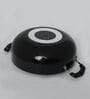 Black  Aluminium 2.6 Mm  Non-Stick Kadhai With Handle