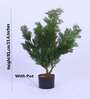 2.7Ft Artificial Topiary Cedar Tree Plant with Pot