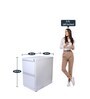 2 Door Filing Cabinet In Light Grey Colour