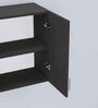 2 Doors Modular Wall Mounted Kitchen Cabinet with Adjustable Shelf in Chiyoda Wange Finish