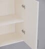 2 Doors Modular Wall Mounted Kitchen Cabinet with Adjustable Shelf in Highland Pine Finish