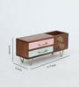 2 Drawer Multi-Uses Brown Colour Wood Boxes