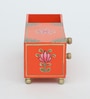 2 Drawer Multi-Uses Orange Colour Wood Boxes
