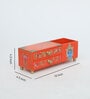2 Drawer Multi-Uses Orange Colour Wood Boxes