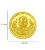 2 Gram 24KT (999) Goddess Lakshmi Gold Coin