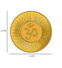 2 Grams 24KT (995) OM Gold Coin