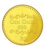 2 Grams 24KT (995) OM Gold Coin
