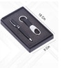 2 in 1 Black Keychain and  Pen Combo Gift Set
