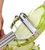2 in 1 Stainless Steel Julienne Vegetable Peeler Multi-Functional Fruit & Veggie Shredder Slicer and Grater for Potatoes, Carrots, Cucumbers 3.5 inch