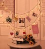 2 Mtrs 16 Heart Clip Light Warm White Battery Operated LED String Light 2 Mtrs 16 Heart Clip Light Warm White Battery Operated LED String Light