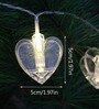 2 Mtrs 16 Heart Clip Light Warm White Battery Operated LED String Light 2 Mtrs 16 Heart Clip Light Warm White Battery Operated LED String Light