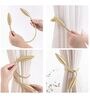 2 Pcs DIY Twist Curtain Tieback Clips