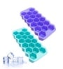 2 Pc Silicone Ice Tray Assorted