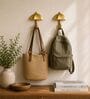 2 Pcs Gold Metal Umbrella Wall Hook
