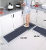 2 Pcs Kitchen Mats Set   Waterproof Memory Foam Anti-Fatigue Standing Mat, Non-Slip Cushioned Kitchen Rugs for Home, Office, Sink & Laundry Room